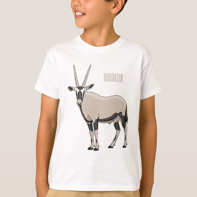 Camiseta Ilustracion Oryx personalizado (Anverso)