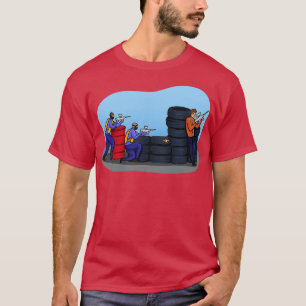 Camiseta Ilustracion Paintball