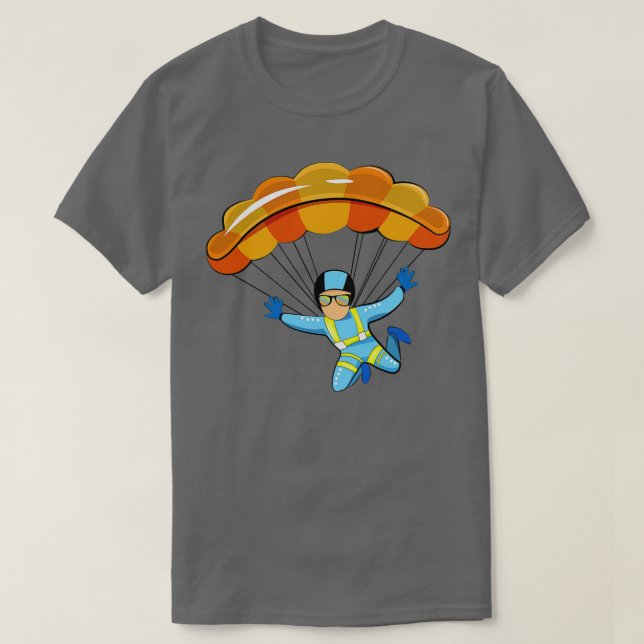 Camiseta Ilustracion parapente (Diseño del anverso)