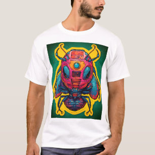 Camiseta Ilustracion pegatinas