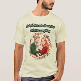 Camiseta Ilustración personalizada de papá perro