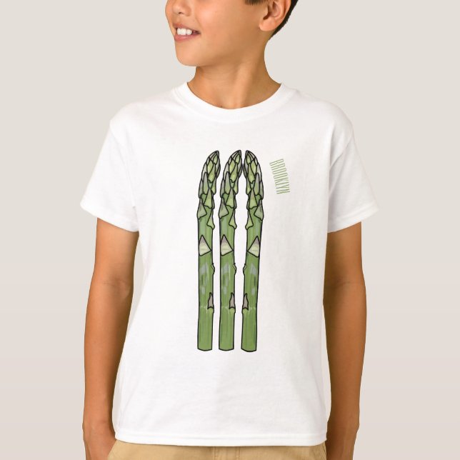 Camiseta Ilustracion personalizado Asparagus (Anverso)