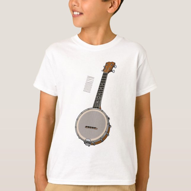 Camiseta Ilustracion personalizado Banjo (Anverso)