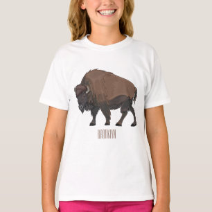 Camiseta Ilustracion personalizado Bison