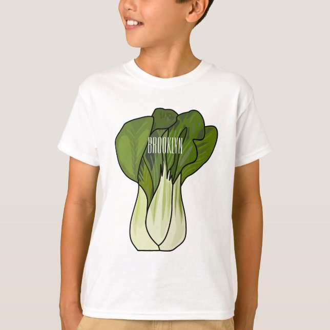 Camiseta Ilustracion personalizado Bok choy (Anverso)
