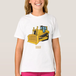 Camiseta Ilustracion personalizado Bulldozer