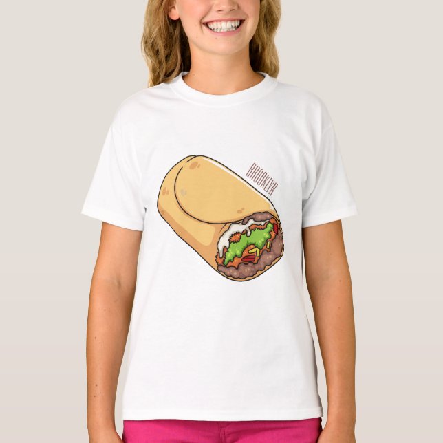 Camiseta Ilustracion personalizado Burrito (Anverso)