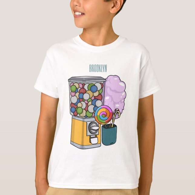 Camiseta Ilustracion personalizado Candy (Anverso)