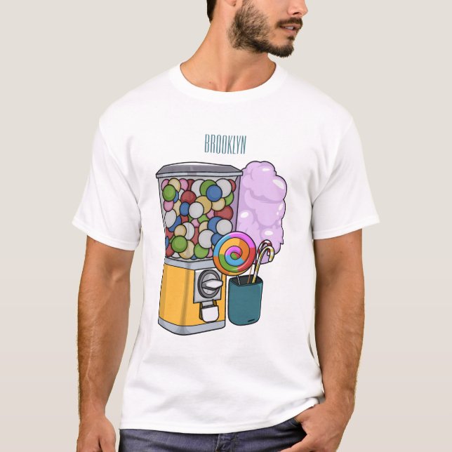 Camiseta Ilustracion personalizado Candy (Anverso)