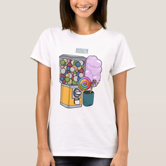 Camiseta Ilustracion personalizado Candy (Anverso)