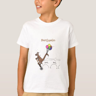 Camiseta Ilustracion personalizado canguro del humor austra