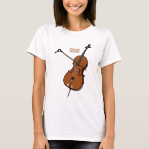 Camiseta Ilustracion personalizado Cello