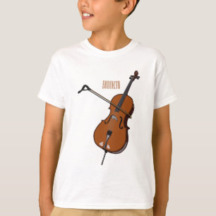 Camiseta Ilustracion personalizado Cello