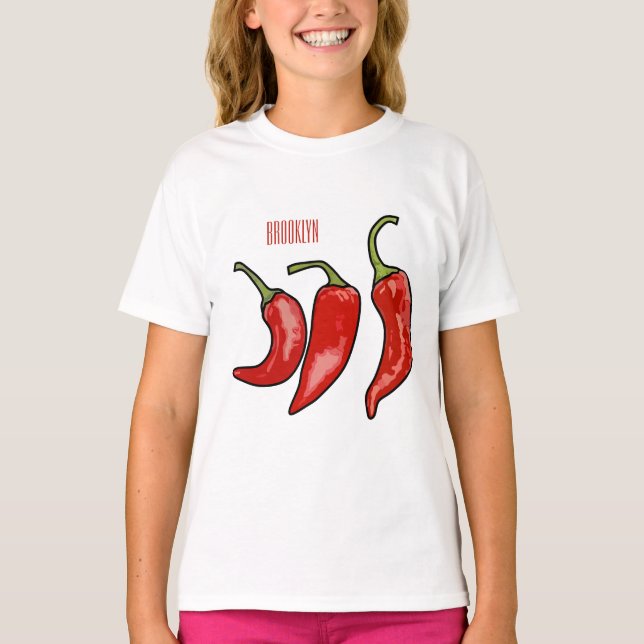 Camiseta Ilustracion personalizado Chili (Anverso)