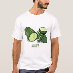 Camiseta Ilustracion personalizado Cucumber