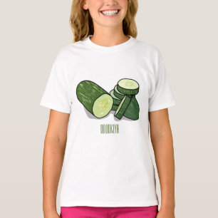 Camiseta Ilustracion personalizado Cucumber