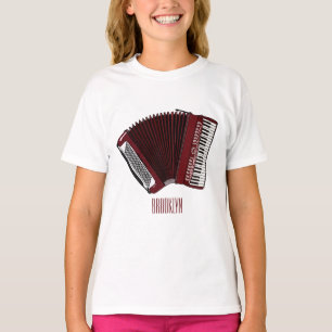 Camiseta Ilustracion personalizado de acordeón
