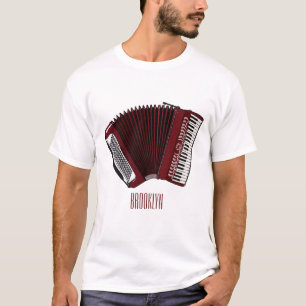 Camiseta Ilustracion personalizado de acordeón