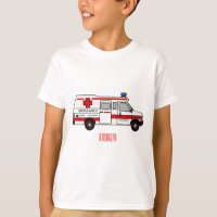 Ilustracion personalizado de ambulancia
