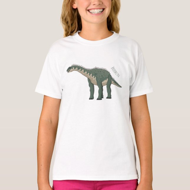 Camiseta Ilustracion personalizado de Barapasaurus (Anverso)