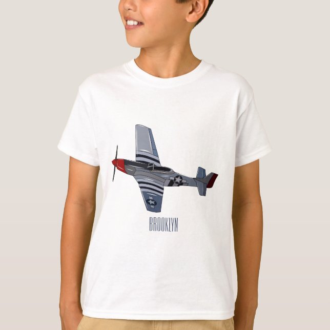 Camiseta Ilustracion personalizado de bombarderos (Anverso)