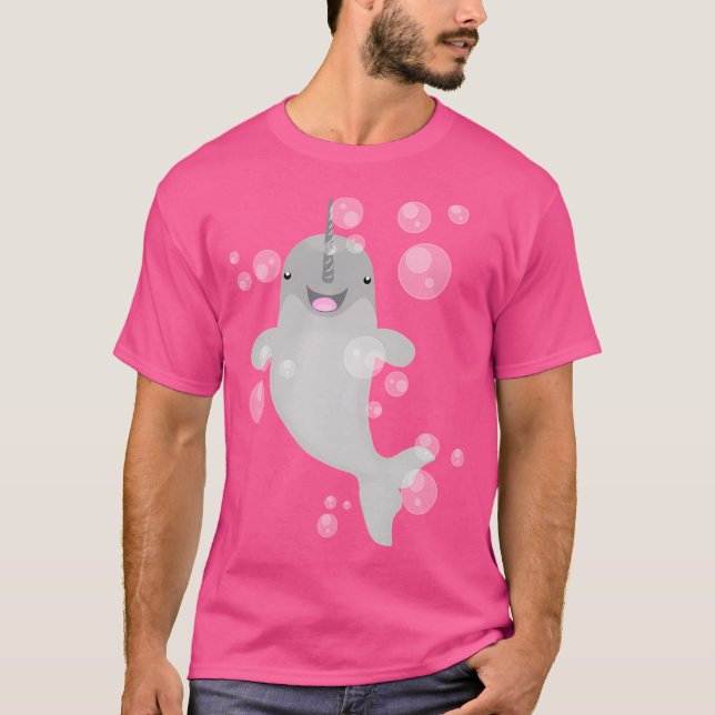 Camiseta Ilustracion Personalizado de burbujas de cute Happ (Anverso)