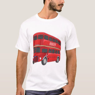 Camiseta Ilustracion personalizado de bus de dos pisos