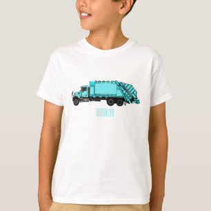 Camiseta Ilustracion personalizado de camión de basura