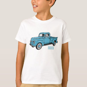 Camiseta Ilustracion personalizado de camioneta clásica