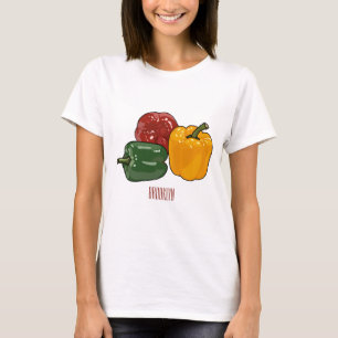 Camiseta Ilustracion personalizado de Capsicum