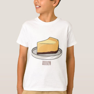 Camiseta Ilustracion personalizado de Cheesecake