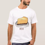 Camiseta Ilustracion personalizado de Cheesecake<br><div class="desc">Ilustracion personalizado de Cheesecake</div>