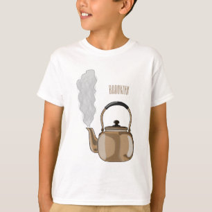 Camiseta Ilustracion personalizado de estopa o hervidor de