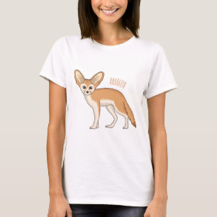 Camiseta Ilustracion personalizado de Fennec fox