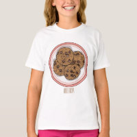 Ilustracion personalizado de galletas de chocolate