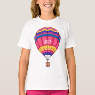 Camiseta Ilustracion personalizado de globo aerostático