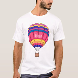 Camiseta Ilustracion personalizado de globo aerostático