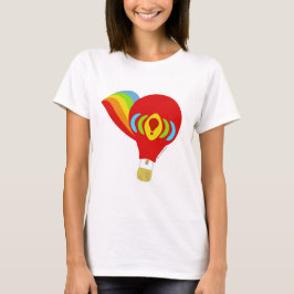 Camiseta Ilustracion Personalizado de globo aerostático Rai