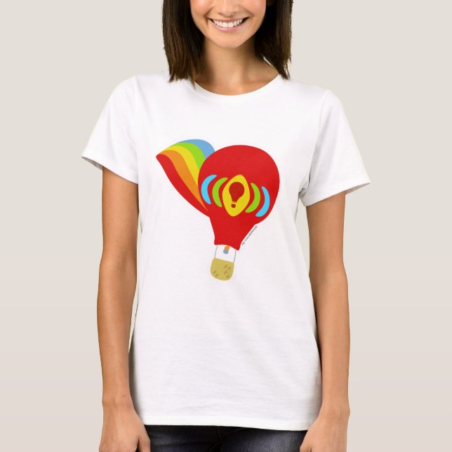 Camiseta Ilustracion Personalizado de globo aerostático Rai (Anverso)