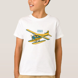 Camiseta Ilustracion personalizado de hidroavión