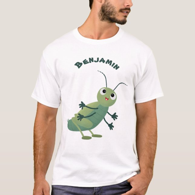 Camiseta Ilustracion personalizado de insectos de cricket v (Anverso)