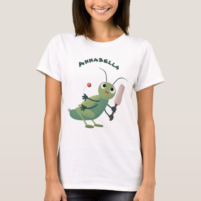 Camiseta Ilustracion personalizado de insectos de cricket v (Anverso)