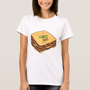 Camiseta Ilustracion personalizado de Lasagna