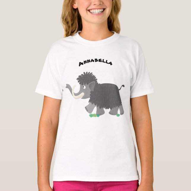 Camiseta Ilustracion personalizado de mamut torpe (Anverso)