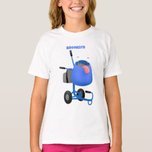 Camiseta Ilustracion personalizado de mezclador de cemento 