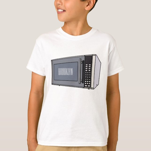 Camiseta Ilustracion personalizado de microondas (Anverso)