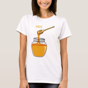 Camiseta Ilustracion personalizado de miel