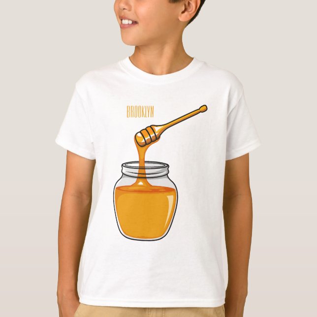 Camiseta Ilustracion personalizado de miel (Anverso)