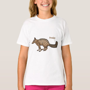 Camiseta Ilustracion personalizado de número feliz lindo