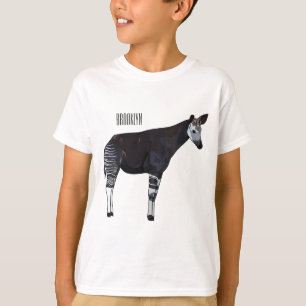 Camiseta Ilustracion personalizado de Okapi